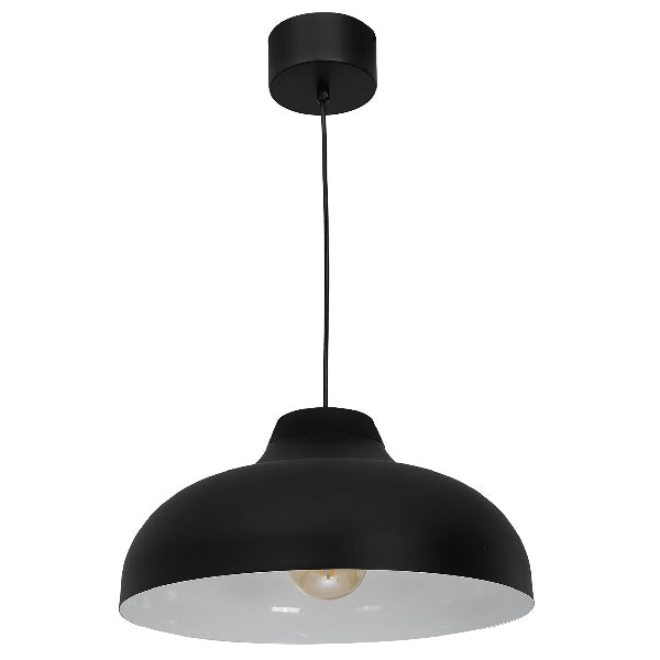 Hallbergs Belysning - Basca Taklampa - Svart/Vit