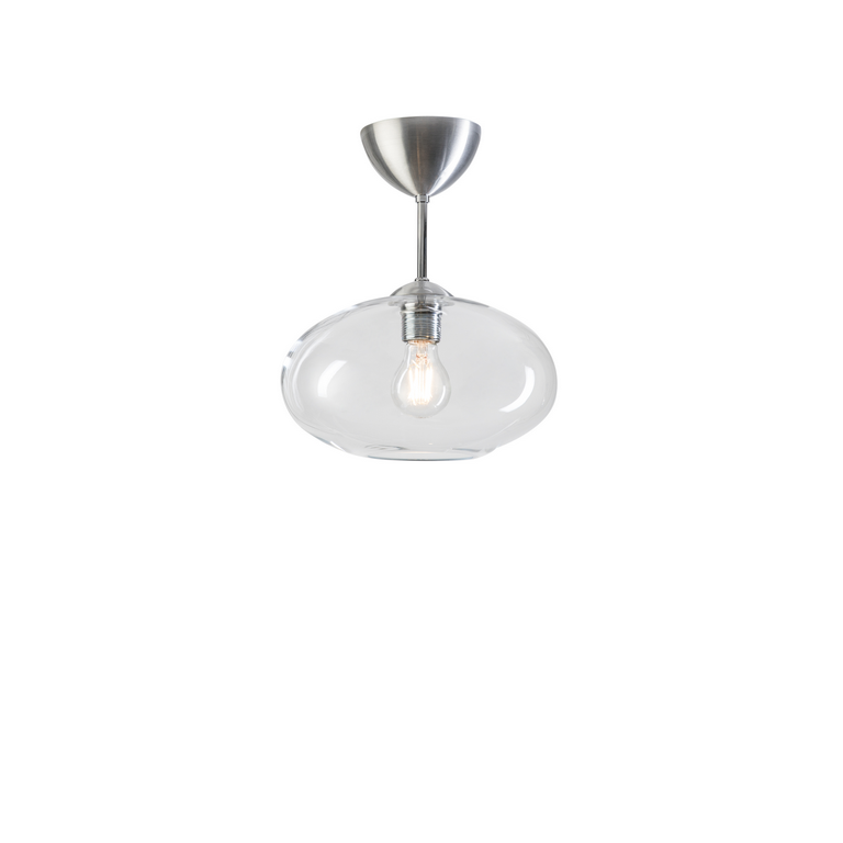 Belid - Plafond Bullo aluminium/klar glas