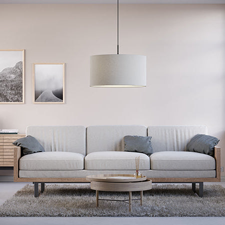 Belid - Pendel Soft Ø57 vit ull