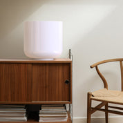 Totem Table Single Lamp - Opal Glass Shade (A)