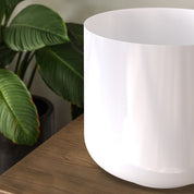 Totem Table Single Lamp - Opal Glass Shade (A)