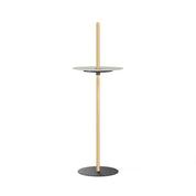 Nivel Pedestal Stor Vit Ek med Vit Bricka