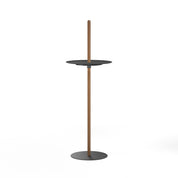 Nivel Pedestal Stor Valnöt med Svart Bricka