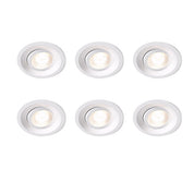 Plejd - Downlight Tilt Vit 6-pack