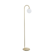 Herstal - Golvlampa Ballon mässing/opal glas
