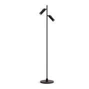 Herstal - Golvlampa Pipeline dubbel mattsvart