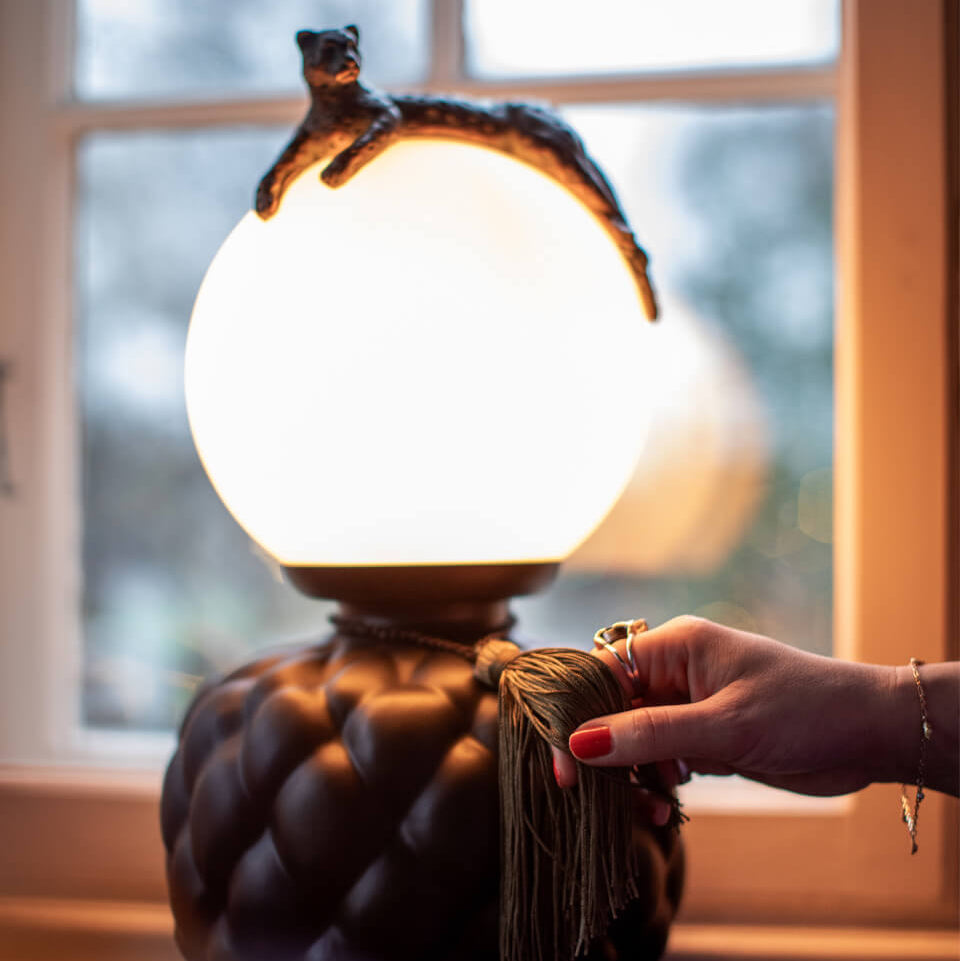 By Rydéns - Viva La Diva bordslampa svart/vit matt