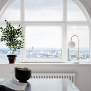 By Rydéns - Bellagio bordlampa H60cm mässing/vit