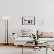 By Rydéns - Luton golvlampa svart/vit