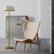 By Rydéns - Marcel golvlampa H150 cm mässing/vit