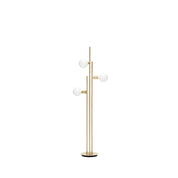 Hübsch - Balance Golvlampa Mässingsfärg