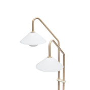 Hübsch - Como Golvlampa Beige