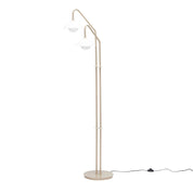Hübsch - Como Golvlampa Beige