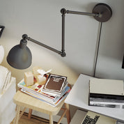 By Rydéns - Bazar vägglampa l61.5-122.cm sandgrå