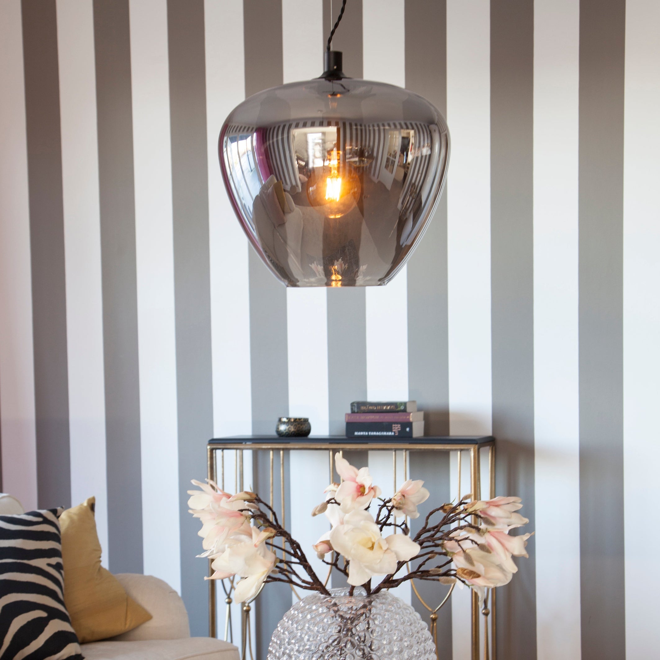 By Rydéns - Bellissimo Grande taklampa Ø40 cm rökgrå