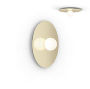 Bola Disc Flush 22" - 6" Globe - Mässing - LED