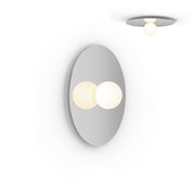 Bola Disc Flush 18" - 5" Globe - Krom LED