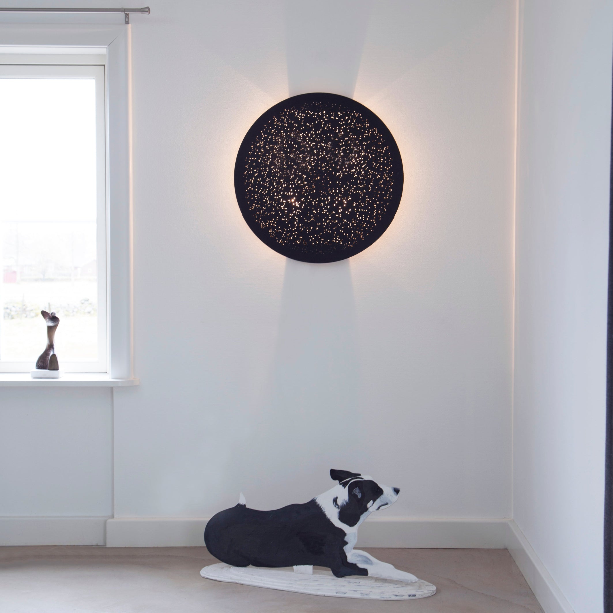 By Rydéns - Colby vägglampa Ø70 cm sandsvart