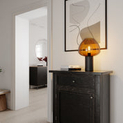 By Rydéns - Cozy bordslampa svart/konjak