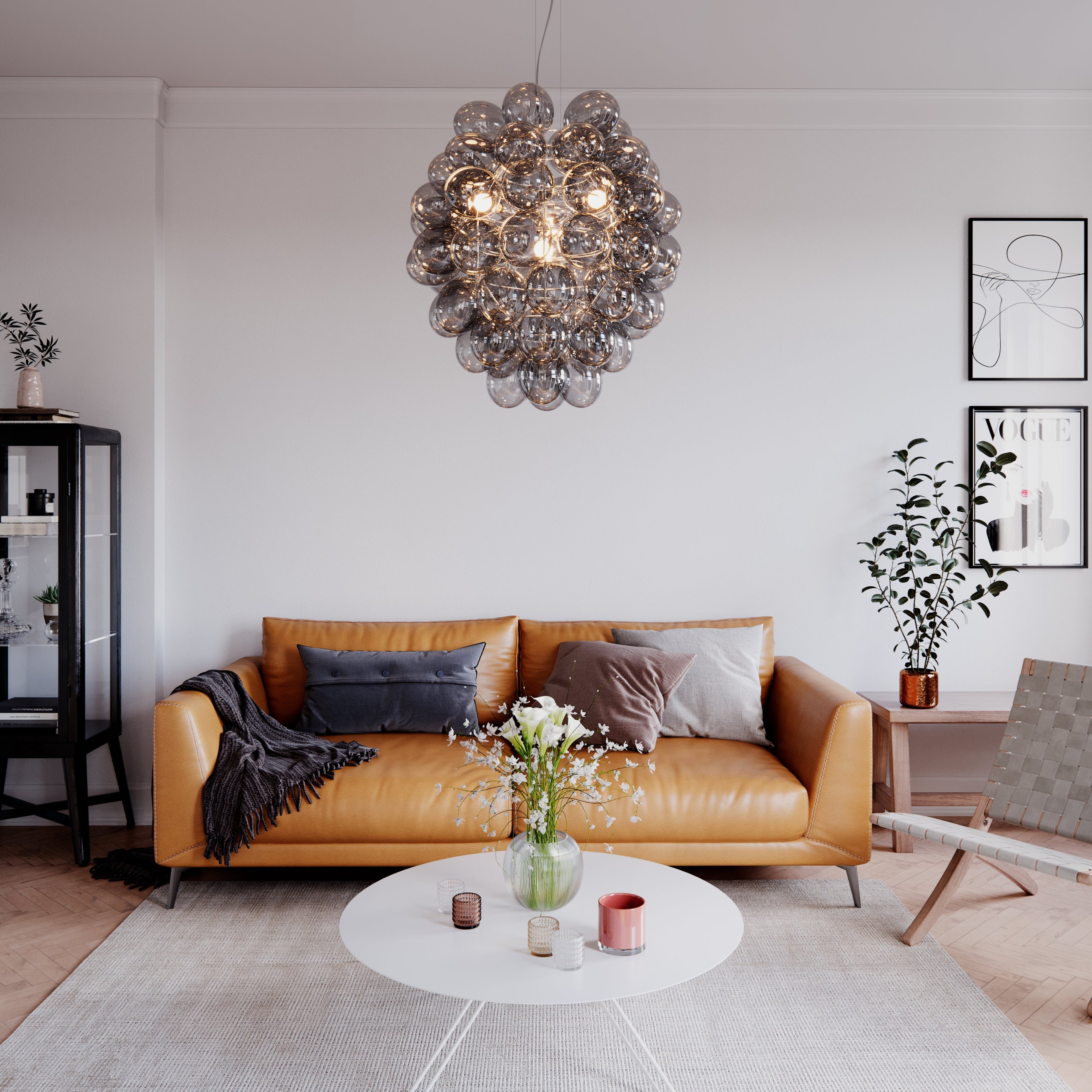 By Rydéns - Deluxe taklampa grå