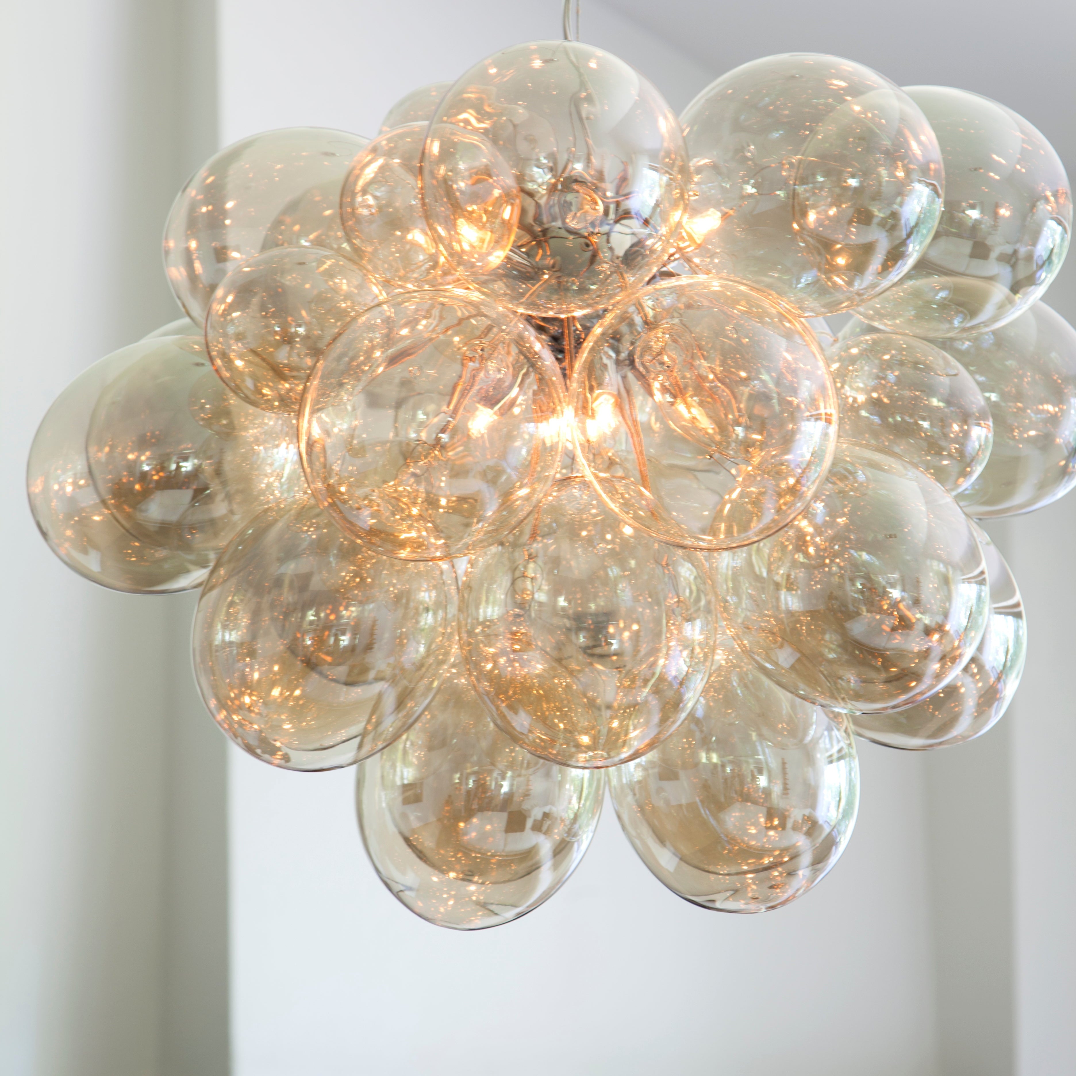 By Rydéns - Gross Grande taklampa Ø62 cm amber
