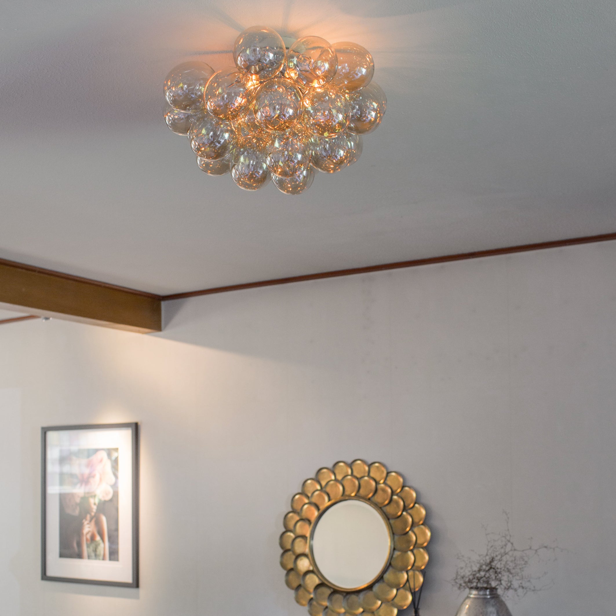 By Rydéns - Gross plafond Ø50 cm amber