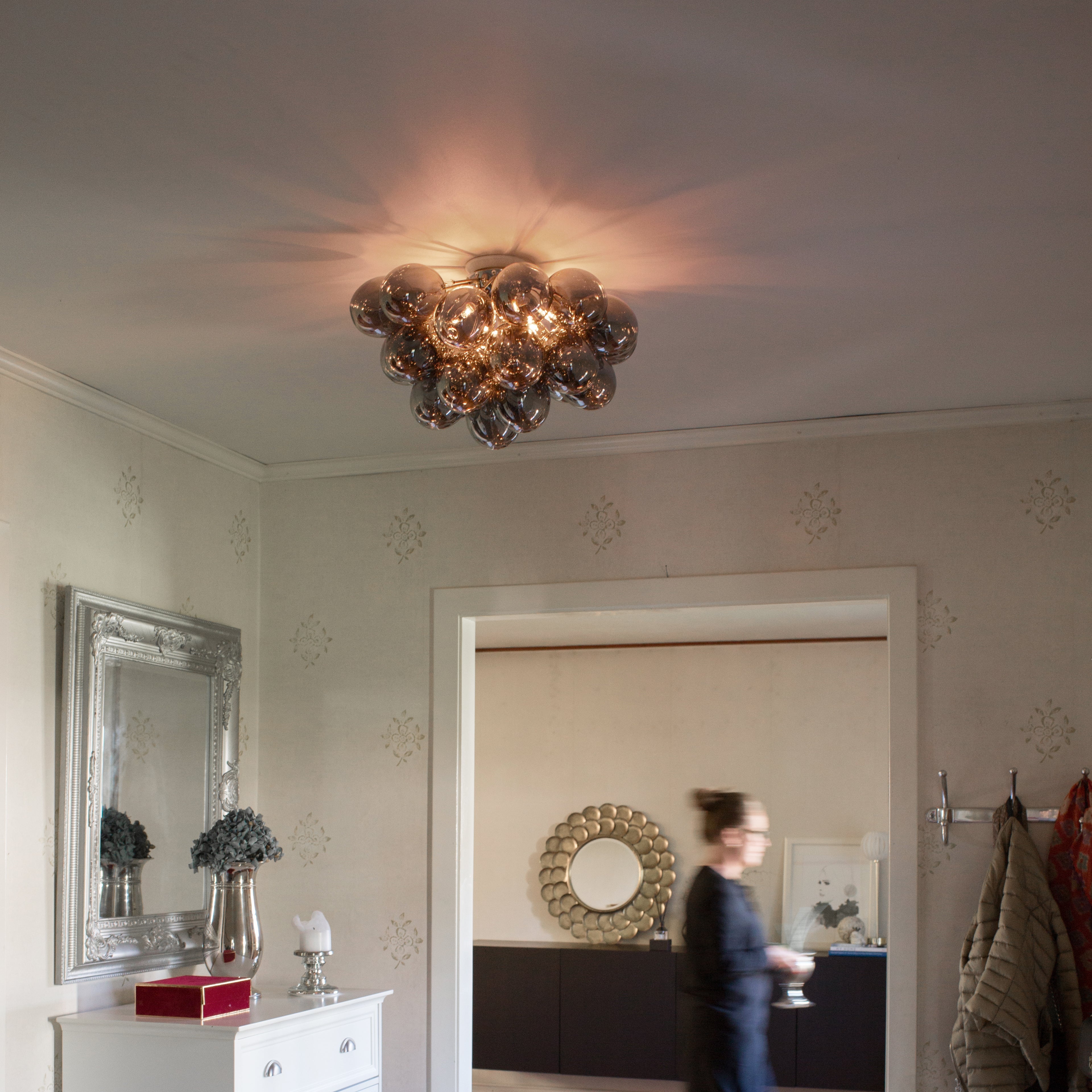 By Rydéns - Gross plafond Ø50 cm rökgrå