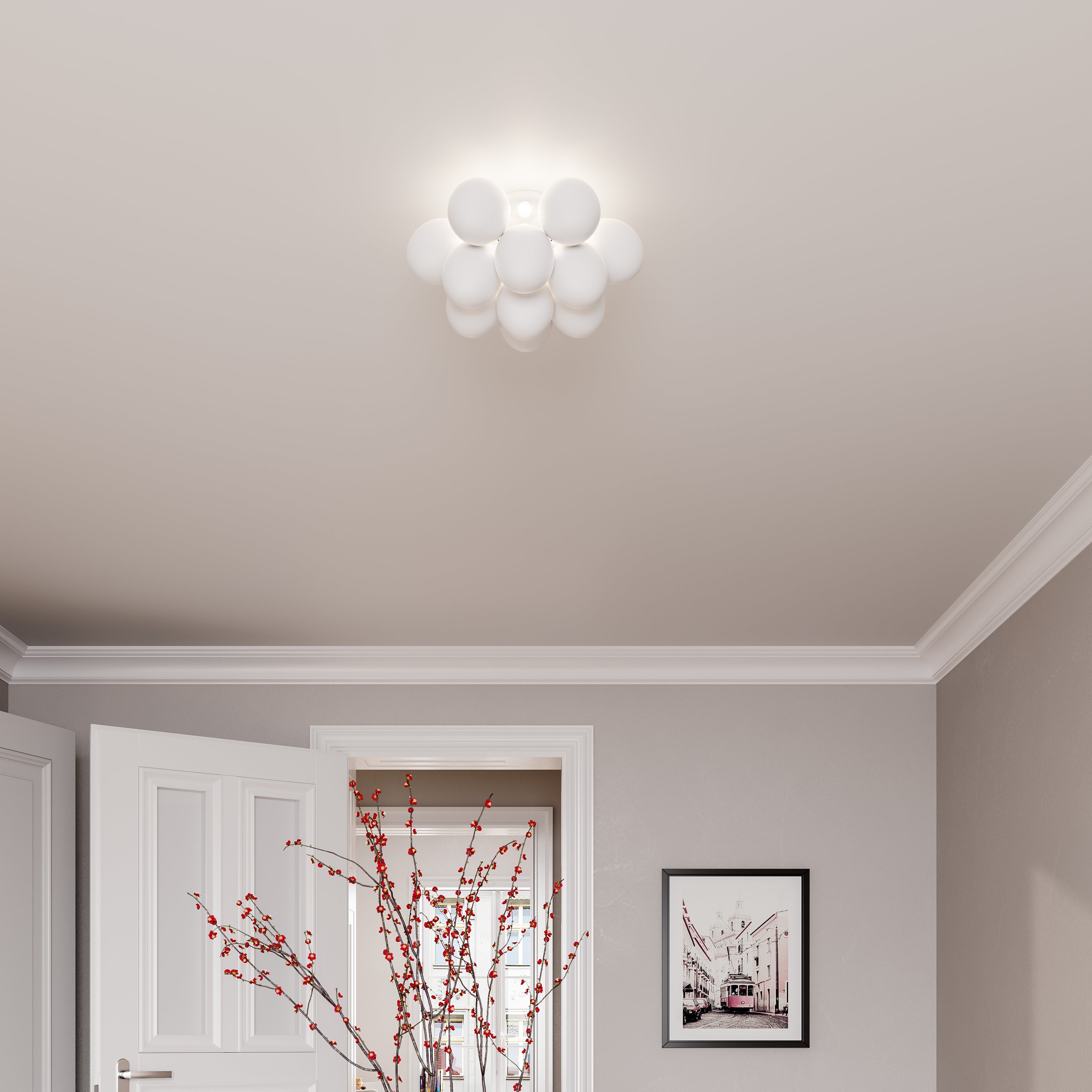 By Rydéns - Gross plafond Ø30 cm vit matt