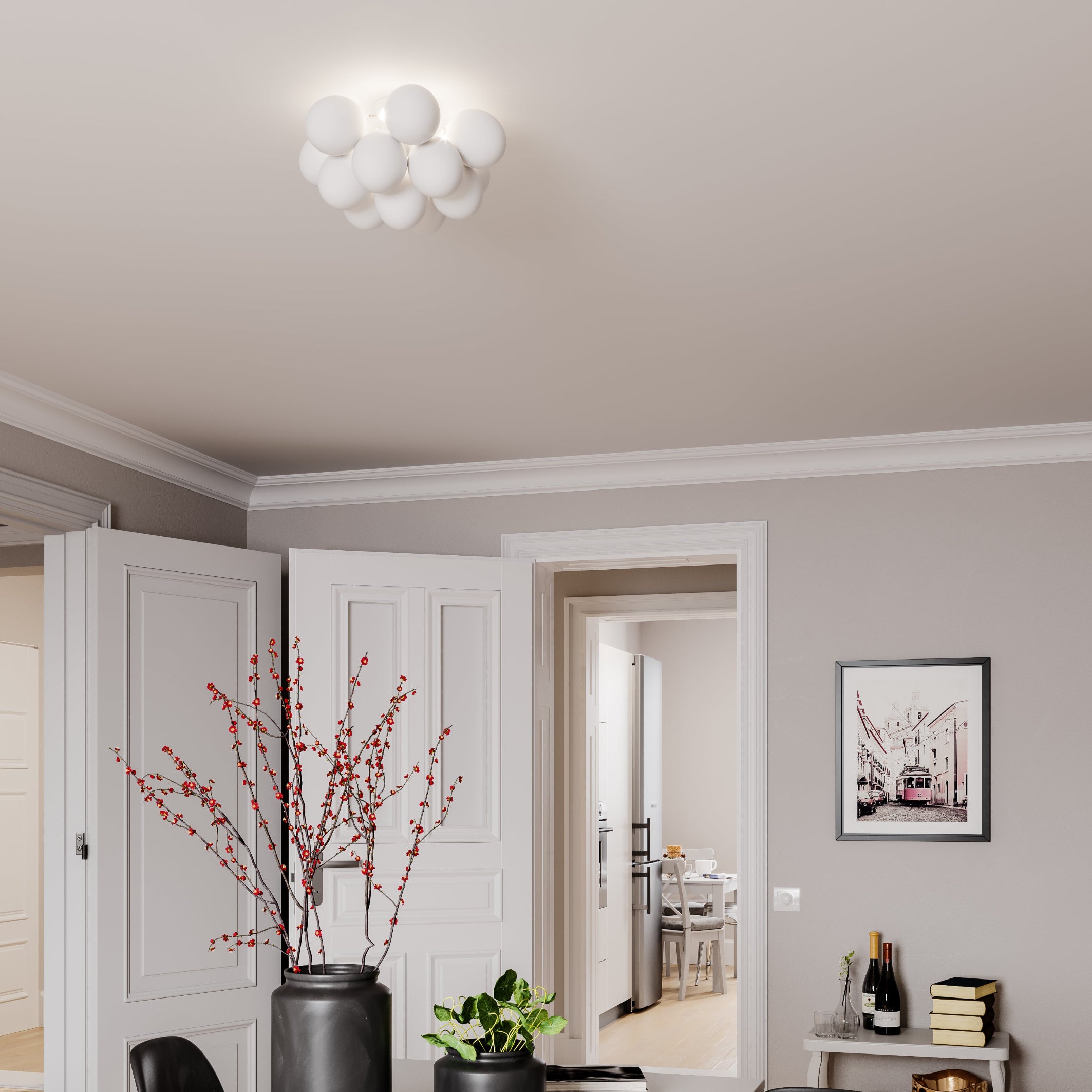 By Rydéns - Gross plafond Ø50 cm vit matt