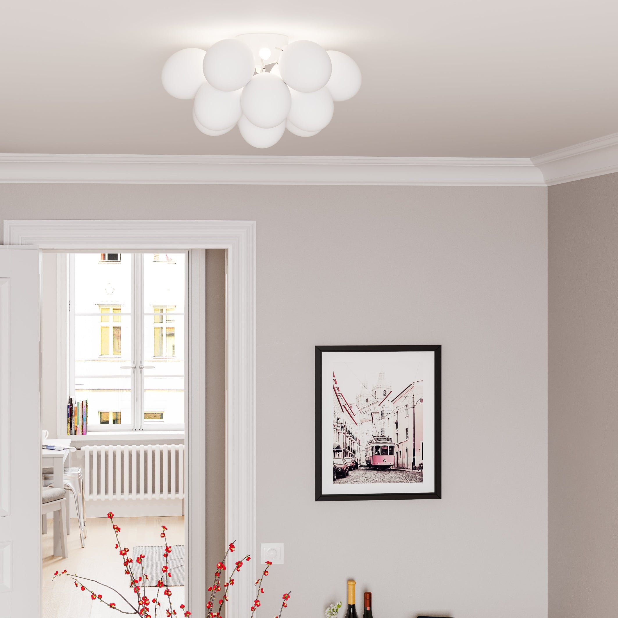 By Rydéns - Gross plafond Ø50 cm vit matt