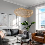 By Rydéns - Hayden taklampa LED L115 cm guld