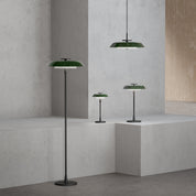 Belid - Horisont Golvlampa 141cm Mattsvart/Blank Skogsgrön