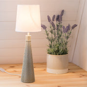By Rydéns - Lofty Slim bordslampa H54 cm satin/vit skärm