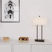 By Rydéns - Luton bordslampa svart/vit