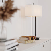 By Rydéns - Luton bordslampa svart/vit