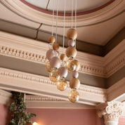 QUU Chandelier XL Rosa