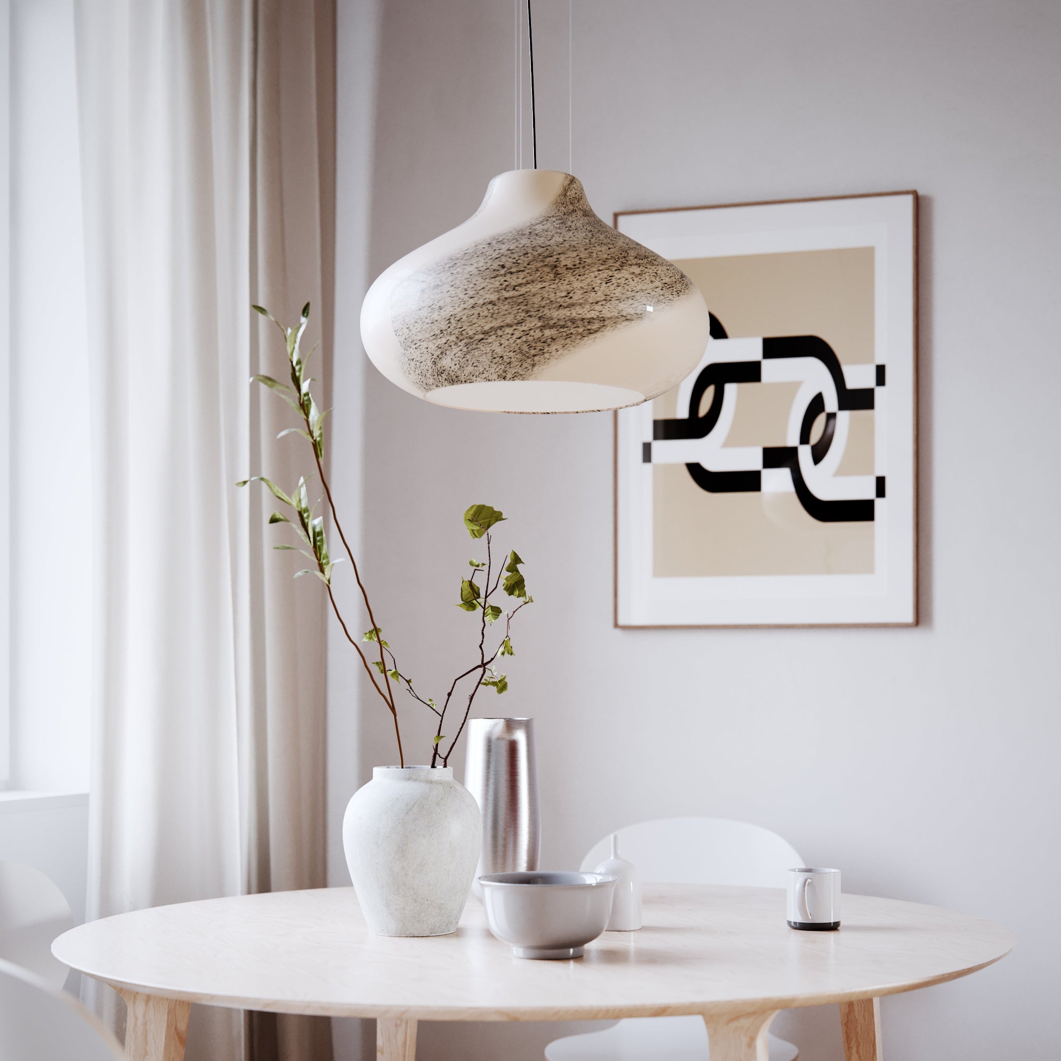 By Rydéns - Mira taklampa Ø45 cm natur