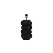 Hallbergs Belysning - Bubbels Lampfot XL Black matted