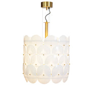 By Rydéns - Omlott taklampa Ø50 cm mässing/vit