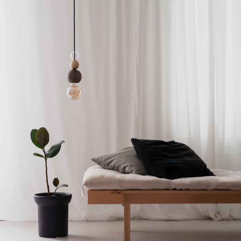 QUU Single Glass L Walnut