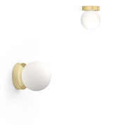 Bola Sphere Flush 10" Globe Matt Mässing
