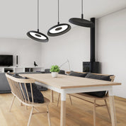 Nivel Pendant 15 White Shade med Svart Sladd