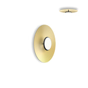 SKY Flush svart kupol 18 Mässing