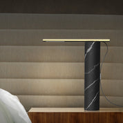 T.O Table - Svart Marmor/Brass