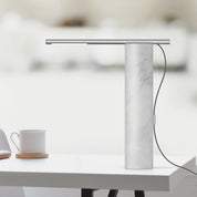 T.O Table - Vit Marmor/Krom