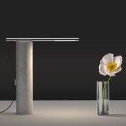 T.O Table - Vit Marmor/Brass