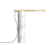 T.O Table - Vit Marmor/Brass