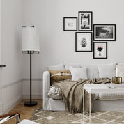 By Rydéns - Softy golvlampa svart/vit
