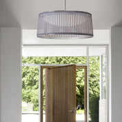 Solis Drum Pendant - 24" Silver - LED