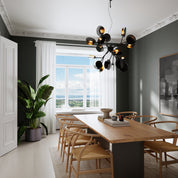 By Rydéns - Turno taklampa svart/guld